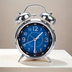 Trevonine Traditional Metal Bell-Top Alarm Clock for Reliable Wake-Ups