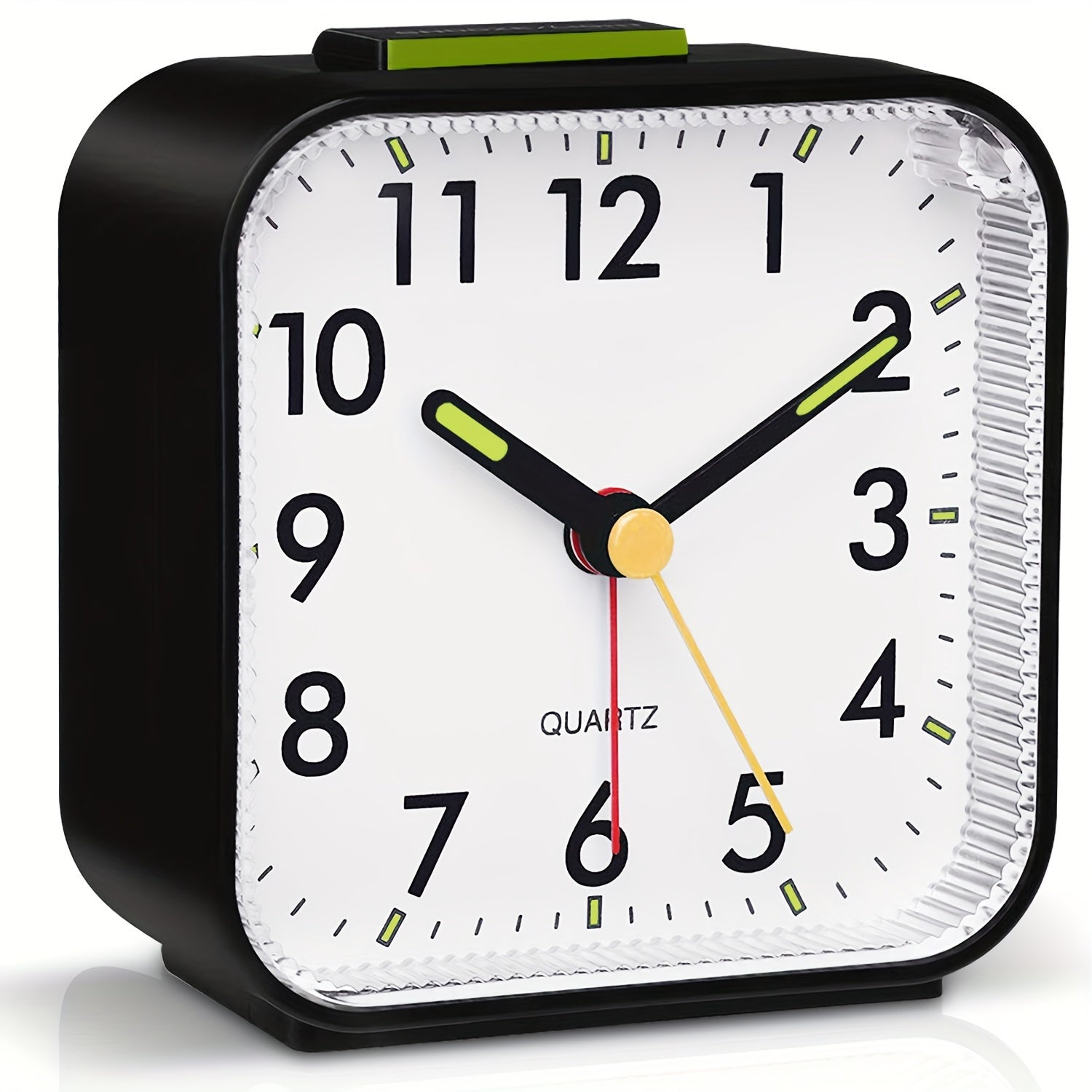 Trevonine Classic Square Travel Alarm Clock with Snooze Function