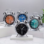 Trevonine Traditional Metal Bell-Top Alarm Clock for Reliable Wake-Ups