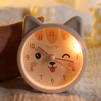 Trevonine Silent Alarm Clock with Night Light for Peaceful Sleep