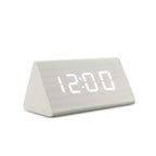 Trevonine Wooden LED Alarm Clock with Digital Display